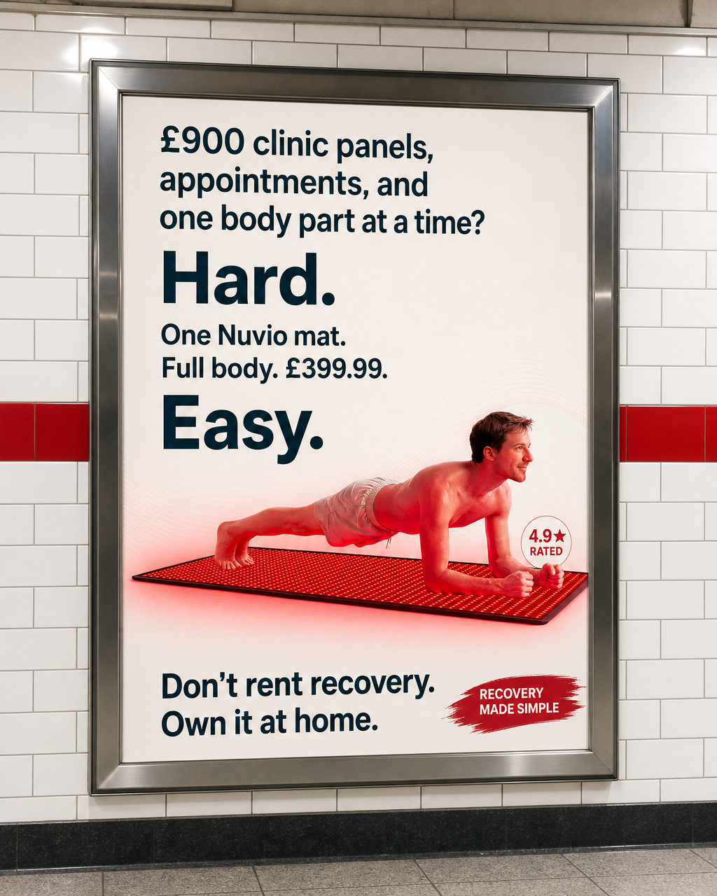 Nuvio Outreach 001  Ad 03 Hard Easy Billboard
