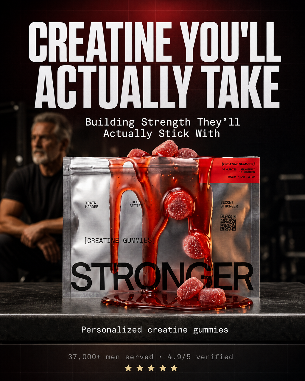 STRONGER Men 50Plus 001  Ad 03 Product Hero Social Proof