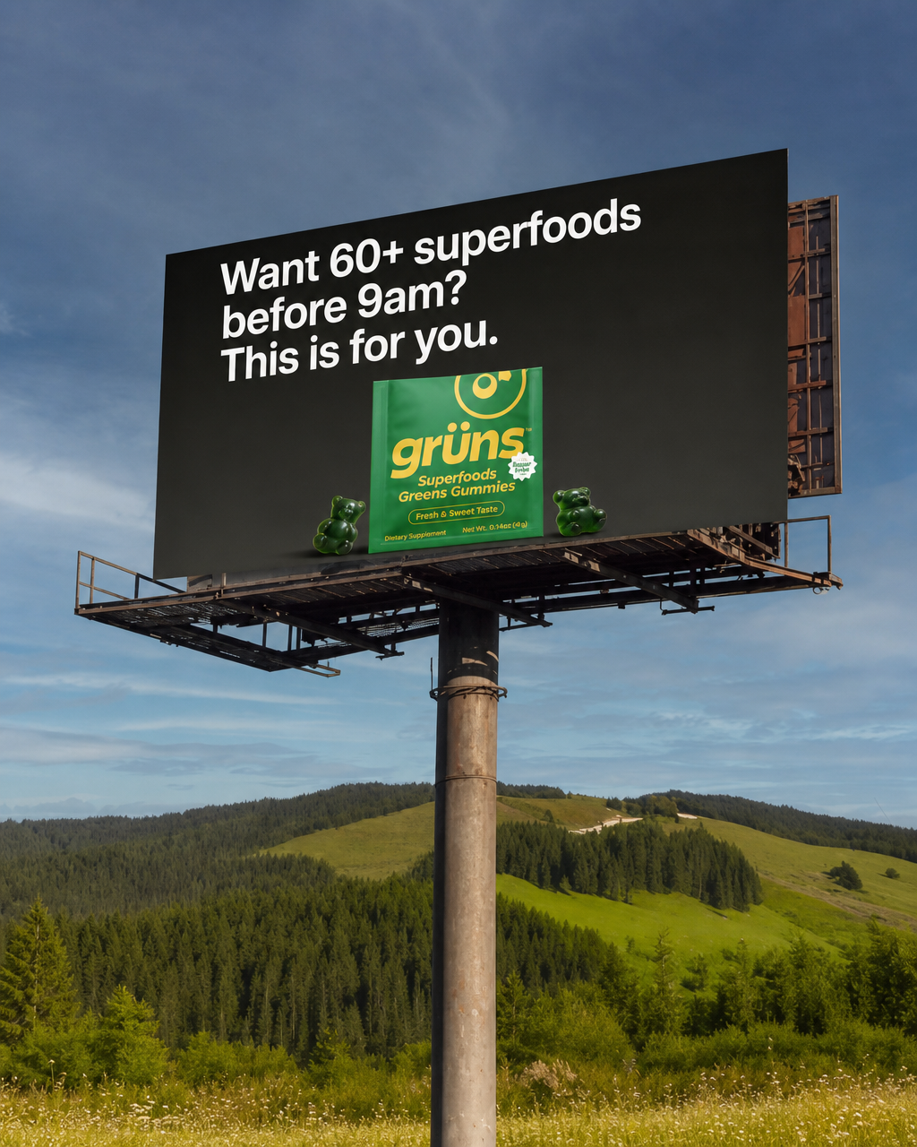 Grüns Social Hack Gruns  Ad 04 Outdoor Billboard
